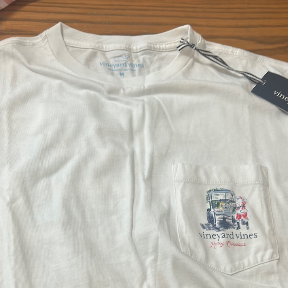 Vineyard Vines White Long Sleeve Tee Christmas in July!